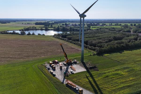 Aurich – Demontage von vier Enercon E66